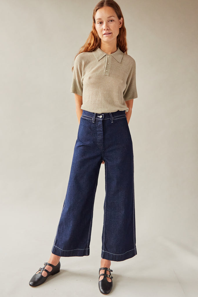 STEWART PANT DARK DENIM CARON CALLAHAN