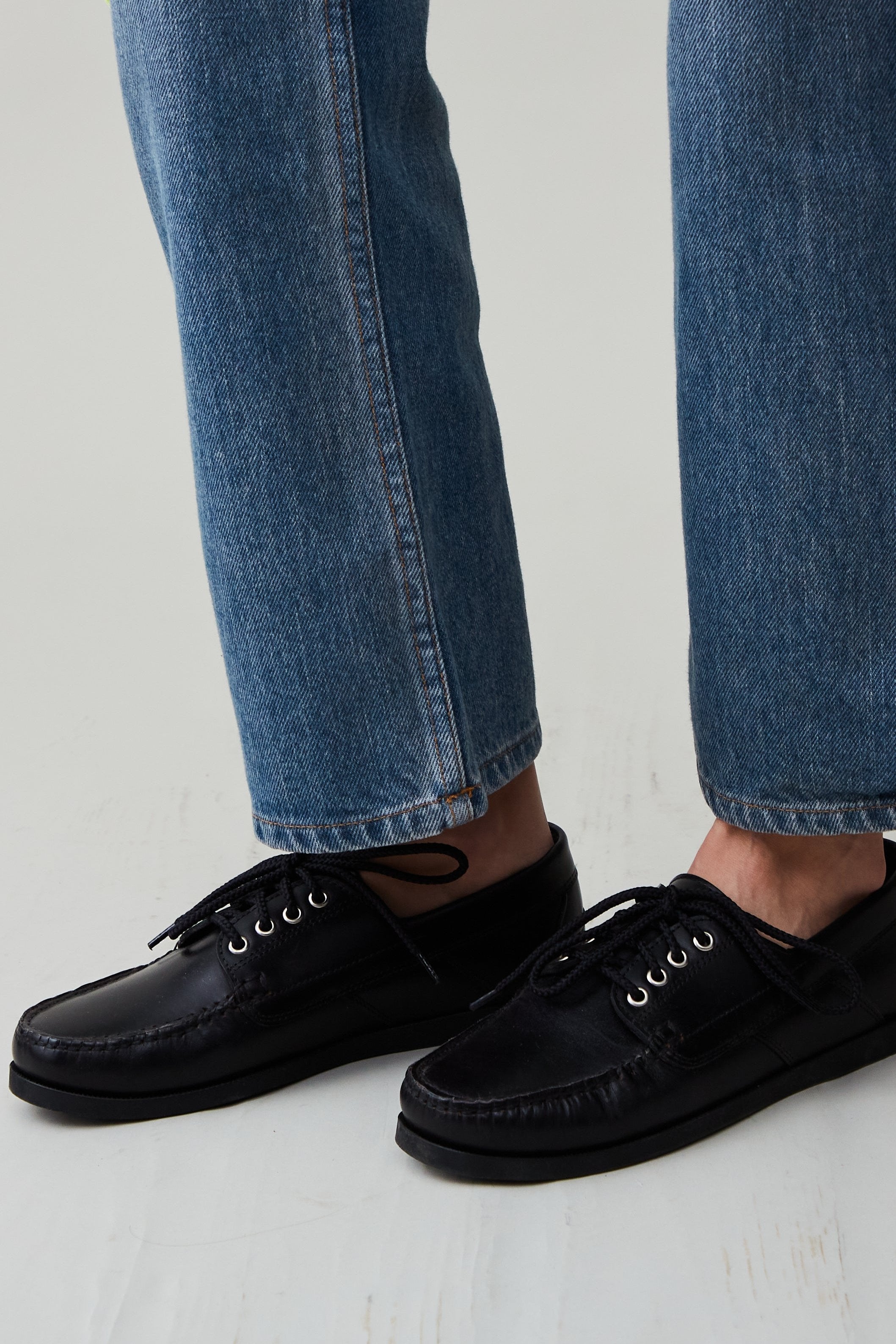 Boat shoes black jeans online