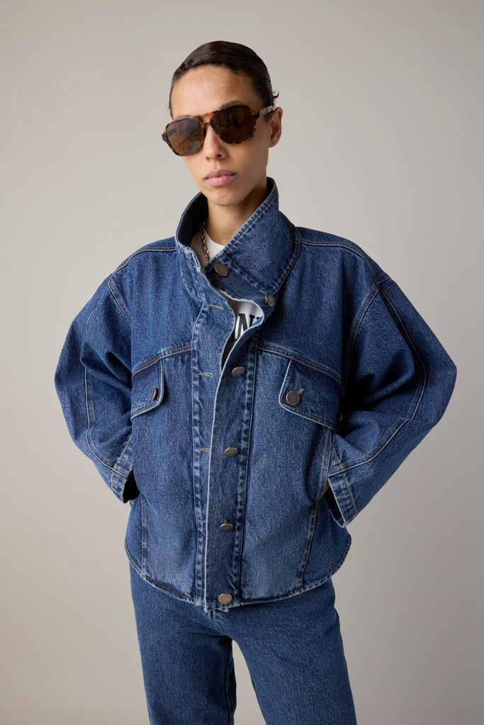 Kaori出品 未使用タグ付き OHGA オーガ DENIM JACKET OVERSIZED AUGIE JACKET | DARK DENIM – CARON CALLAHAN