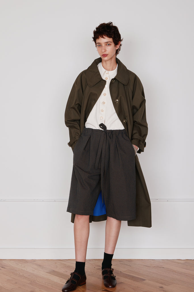 sheller シェリエ gingham tweed culottes CULOTTES – shéller / シェリエ