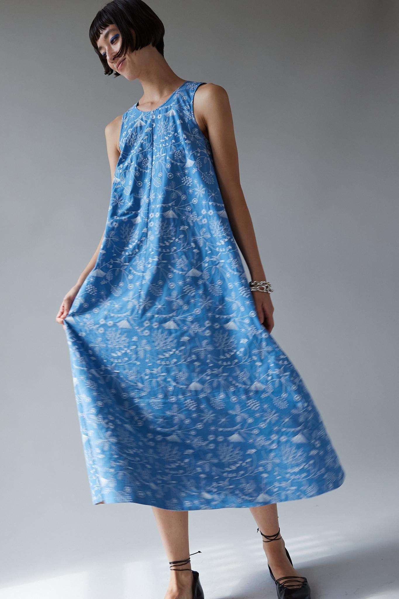 TENT DRESS | SKY MEADOW EMBROIDERY