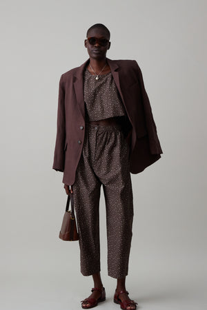 BRADY TROUSER | CHOCOLATE DOT