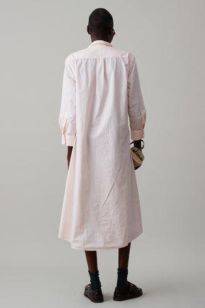 JONES SHIRTDRESS | PALE PINK POPLIN