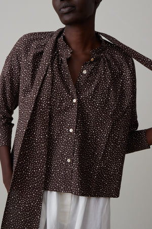 DAISY SHIRT | CHOCOLATE DOT