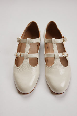 ALFIE FLAT | CHOCOLATE EMBOSSED LEATHER