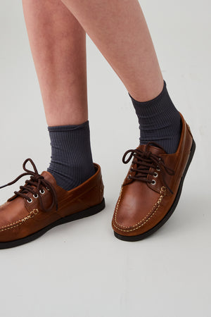 BAXTER BOAT SHOE | CLASSIC BROWN LEATHER