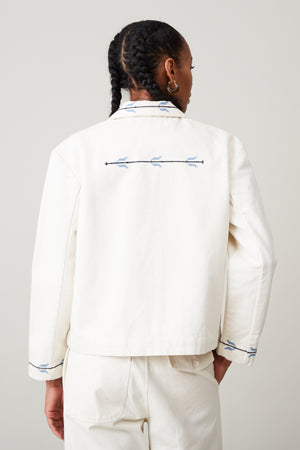 BERNAY JACKET | EMBROIDERED CANVAS