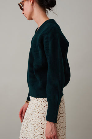 ERIN SWEATER | FOREST WOOL