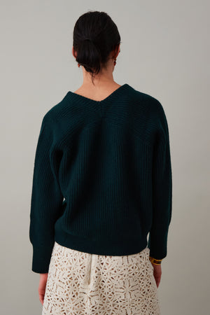 ERIN SWEATER | FOREST WOOL