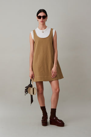 JEANINE DRESS | TOAST SLUB COTTON