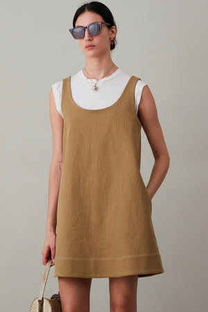 JEANINE DRESS | TOAST SLUB COTTON