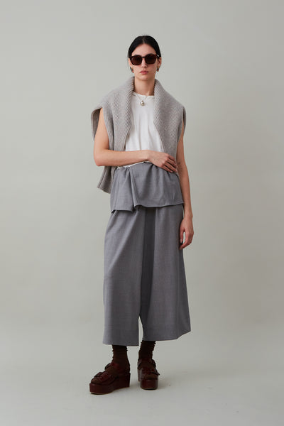 THEOS PANT | CHARCOAL TROPICAL WOOL – CARON CALLAHAN