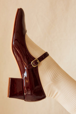 Florence Patent Leather Heel