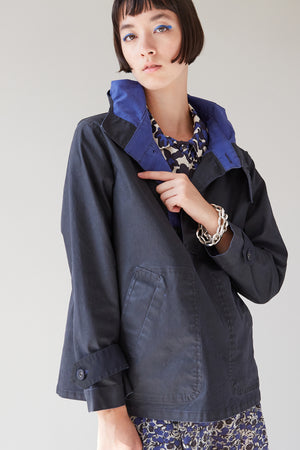 PATMOS ANORAK | COAST & JET BI-COLOR CANVAS