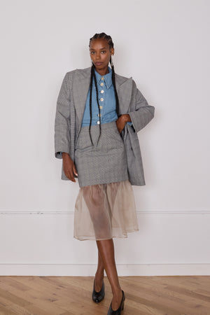 MANI SKIRT | GLEN PLAID