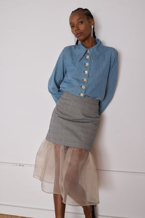 MANI SKIRT | GLEN PLAID