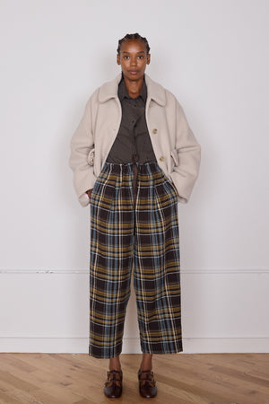 SCOOTER PANT | BROWN PLAID