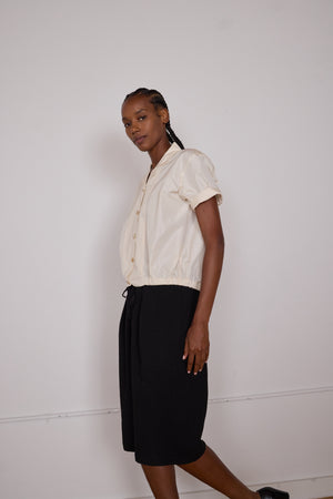 JAMES SHIRT | CREAM SILK