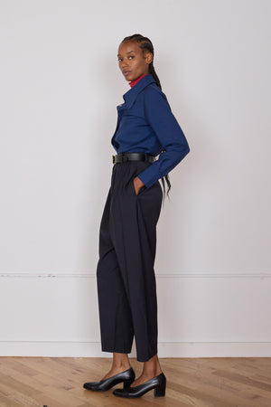 COOPER SHIRT | MARINE TROPICAL WOOL
