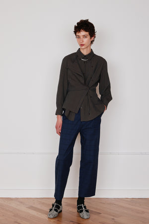 DEAN PANT | NAVY & BLACK WINDOWPANE