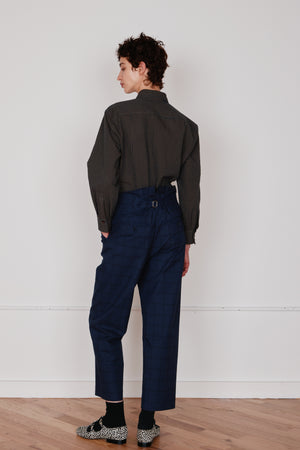 DEAN PANT | NAVY & BLACK WINDOWPANE
