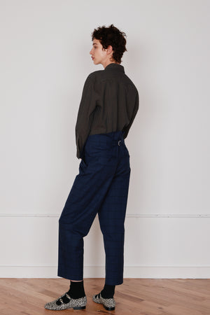 DEAN PANT | NAVY & BLACK WINDOWPANE