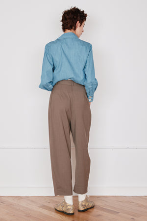 BRANDON PANT | MUSHROOM WOOL