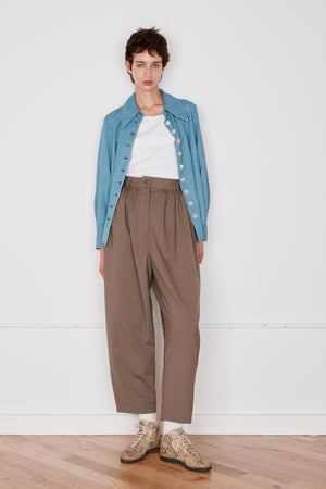 BRANDON PANT | MUSHROOM WOOL