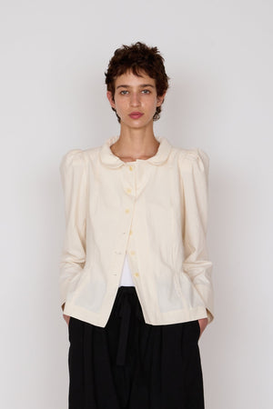 ROMEO SHIRT | CREAM CHEVRON GAUZE