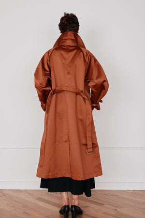 GODFREY TRENCH | PERSIMMON SATIN