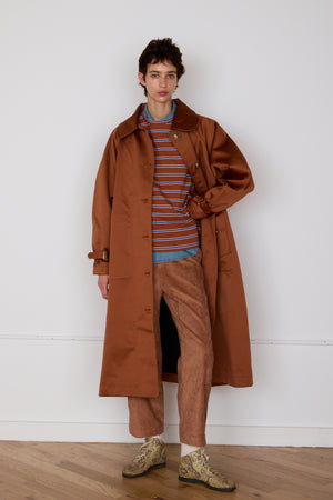 GODFREY TRENCH | PERSIMMON SATIN