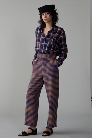 CARISI PANT | ROSE PLAID