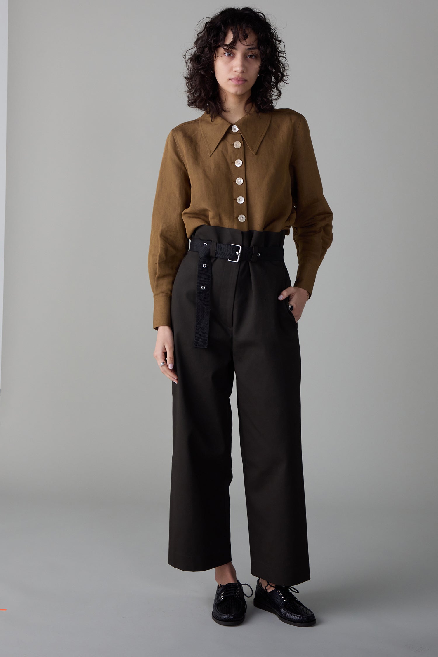 DENVER PANT | LODEN COTTON TWILL – CARON CALLAHAN