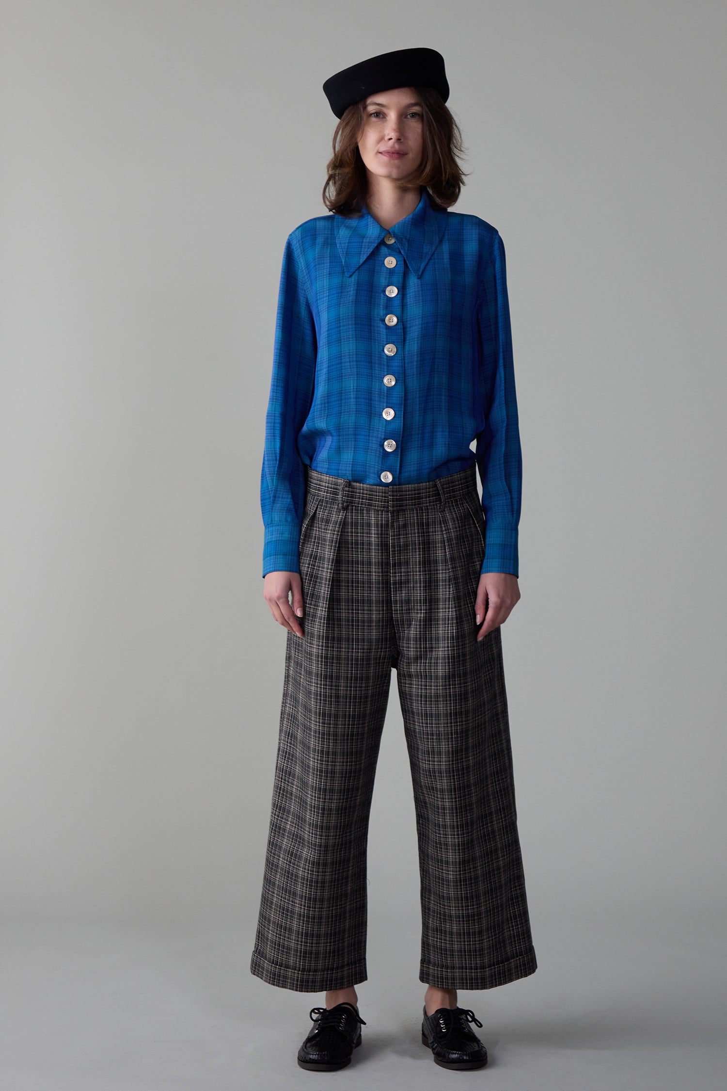 CARON CALLAHAN ブラウス Caron Callahan Johanson Shirt - Coast Clip Dot | Garmentory