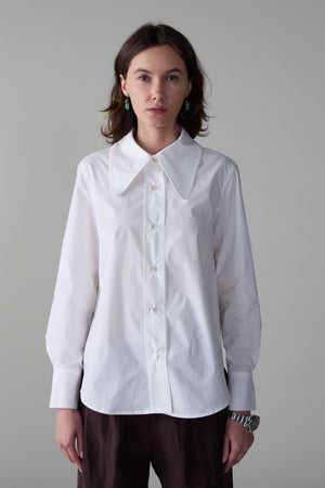 COOPER SHIRT | WHITE POPLIN