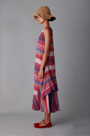 MARA DRESS | RED MADRAS PLAID