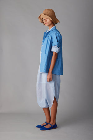 TULIP PANT | BLUE PINSTRIPE