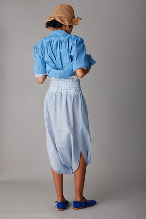 TULIP PANT | BLUE PINSTRIPE