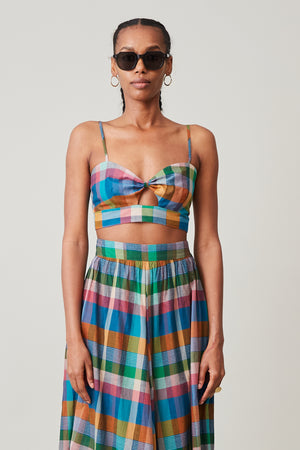 CARLA BRALETTE | BRIGHT SPACE DYED PLAID