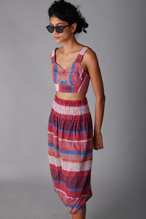 VIVIAN BRALETTE | RED MADRAS PLAID