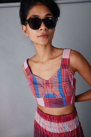 VIVIAN BRALETTE | RED MADRAS PLAID