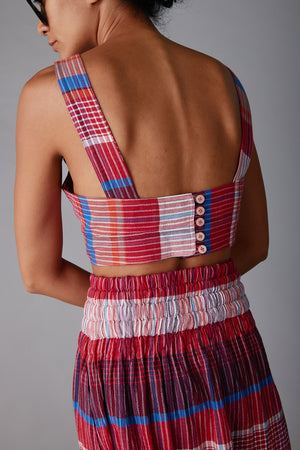 VIVIAN BRALETTE | RED MADRAS PLAID