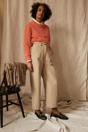 FLETCHER SWEATER | CORAL MOHAIR